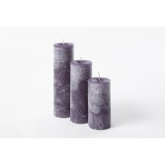 Свічка-циліндр &Oslash; 7*10 см, фіолетова ICCI C07010/10см