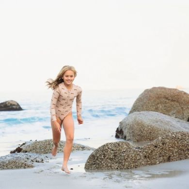 Цілісний купальник Коричневий Леопард Animal 86/92 Swim Essentials 2024SE1106