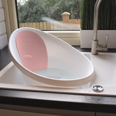 Ванночка Shnuggle белая/розовая  34 x 25 x 35 SHN-PPB-WPK, Белый