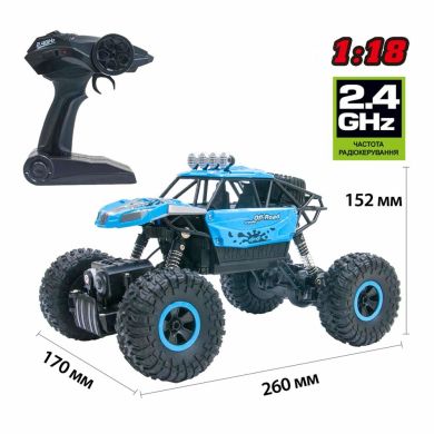 Автомодель Sulong Toys Off-road crawler Super sport 1:18 синя радіокерувана SL-001RHB