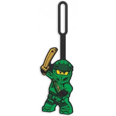 Брелок/Багажна бирка Ninjago LLOYD (зелений) LEGO 4004151-52493