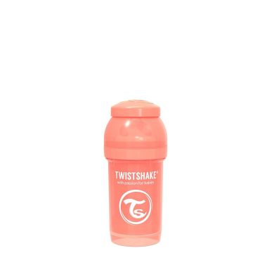 Антиколиковая бутылочка Twistshake 180 мл, светло-персиковая 78312