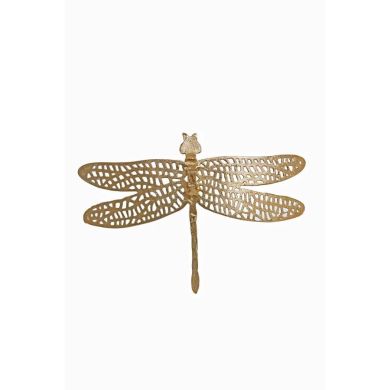 Декор 36x24x4 см DRAGONFLY блестящее золото Light&Living 7482998