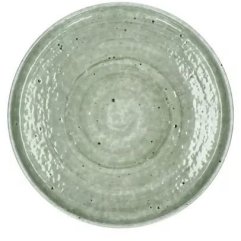 Десертная тарелка, фарфор 17&times;2,5 см, темно-зеленая EPICES POMAX 40831-DGE-42