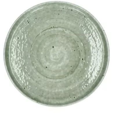 Десертная тарелка, фарфор 17&times;2,5 см, темно-зеленая EPICES POMAX 40831-DGE-42