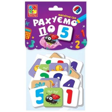 Игра магнитная Считаем до 5 VT5900-03 (укр)