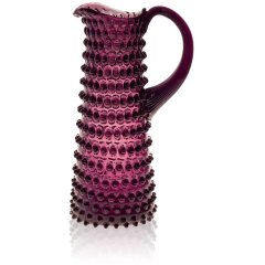 Графін для напоїв 1000 мл високий Hobnail, Violet KLIMCHI 16185/1000-25/27