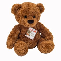 Іграшка м'яка Ведмідь Teddi коричневий сидить 35 см Teddy Hermann 91383