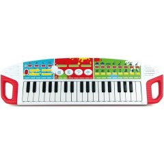 Іграшка Синтезатор 37 клавіш, запис, Demo, регулятор гучності, батарейки, кор., 50*16*4,5 см WinFun 2509-NL