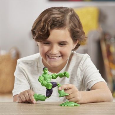 Ігрова фігурка героя фільму Месники серії Bend and Flex Халк (Hulk), 15 см Hasbro E7871