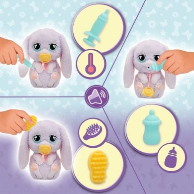 Интерактивный игровой набор BABY PAWS серии Just Born ЗАЙЧИК (с аксес.) 923492IM