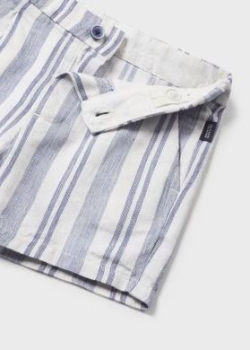 Комплект одягу для хлопчика шорти, сорочка з добавкою льону 3E, р.80 Синій Mayoral 1248