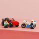 Конструктор LEGO City Переслідування автомобіля на поліцейському мотоциклі 59 деталей 60392