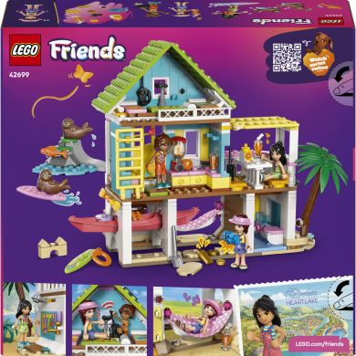 Конструктор LEGO Friends Пляжный домик с морскими котиками 42699