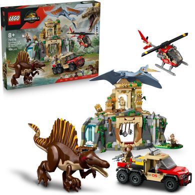 Конструктор Воздушная миссия со спинозавром и кетцалькоатлем LEGO Jurassic World 76976