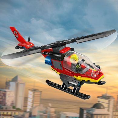 Конструктор Пожарный спасательный вертолет LEGO City 60411