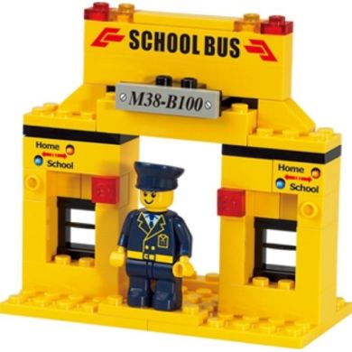 Конструктор Sluban Town Шкільний автобус 105 деталей M38-B100R