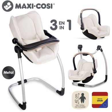 Кресло для куклы Maxi-Cosi 3 в 1. Айвори, 43x41x71 см, 3+ 7600240245