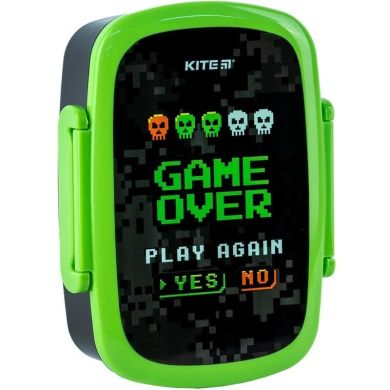 Ланчбокс с наполнением Kite Game over 750 мл Kite K24-163-1, Зелёный