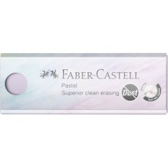 Ластик виниловый Faber-Castell Dust-free Pastel, цвет пастельный 187392