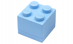 Чотирьохточковий королівський блакитний міні-бокс для зберігання Х4 Lego 40111736