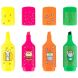 Маркер Highlighter, Kite, набор 4-х, неон Kite K26-445-1