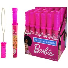Мильні бульбашки Barbie 160 мл (24 шт у дисплеї) KC-0066