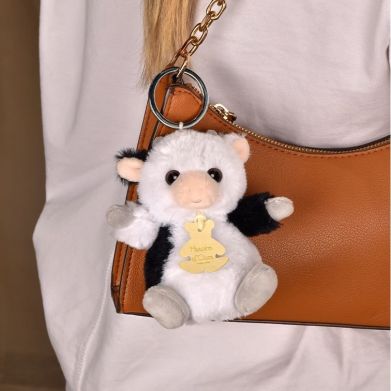 Мягкая игрушка-брелок Коровка, 12см DouDou