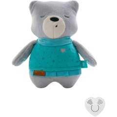 Мягкая игрушка для сна MyHummy Teddy Bear Lily с датчиком сна 5907637944736, Серый