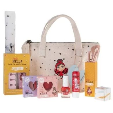 Набор детской косметики Miss Nella Bag of Wonders (2 лака для ногтей, бальзам для губ, румяна, тени, другие аксессуары) MNBW