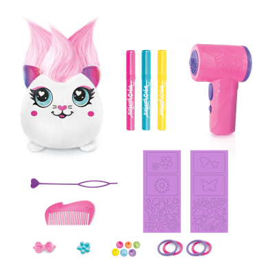 Набор DIY AIRBRUSH PLUSH Hair'iffic Сделай прическу Сердце с игрушечным аэрографом AIR040/2