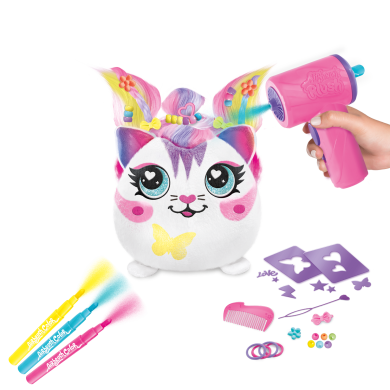 Набор DIY AIRBRUSH PLUSH Hair'iffic Сделай прическу Сердце с игрушечным аэрографом AIR040/2
