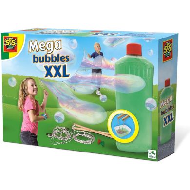 Набор для создания гигантских мыльных пузырей Мегапузырьки XXL (мыльный раствор, инструменты) 02252S