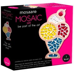 Набор для творчества Mosaaro Хрустальное стекло мозаика Мороженое MA1003