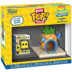 Набор фигурок BITTY POP! Town серии Губка Боб Квадратные Брюки ГУБКА БОБ И ЕГО ДОМ 83638