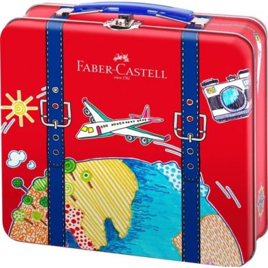 Набір фломастерів Faber-Castell Connector в металевому кейсі 40 кольорів 31347