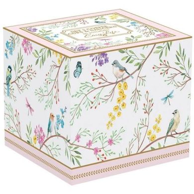 Набор из 2 кофе чашек с блюдцами, 80 мл BIRDS MELODY POZZI MILANO I006R1787BIME