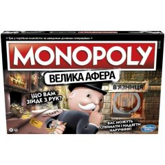 Настільна гра Hasbro Монополія Велика афера українська мова E1871
