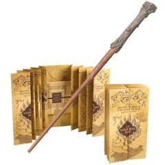 Палочка Гарри Поттер и карта мародеров на блистере, Гарри Поттер The Noble Collection NN7978 849421004316