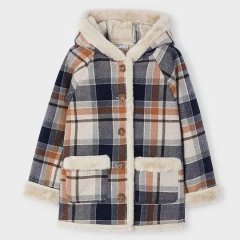 Детское пальто с примесью шерсти 6D, 92 Mayoral Синий 4.485