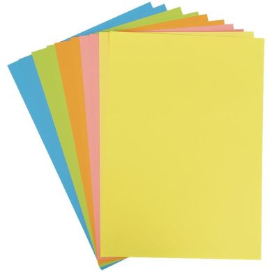 Папір кольоровий неоновий (10 аркушів/5 кольорів), A4 LP LP21-252