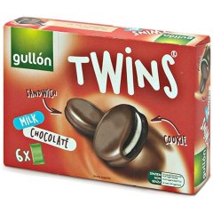 Печиво Gullon Twins Сендвіч в молочному шоколаді 252 г T2841 8410376028416