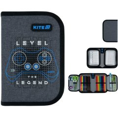 Пенал Kite 1 отделение, 2 отворота, с наполнением 622H Level UP Kite K26-622H-6