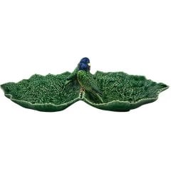 Двойное блюдо с птичкой Cineraria, Bordallo Pinheiro 65002944
