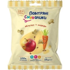 Повітряні смаколики яблоко-морковь, 15 гр Воздушные вкусности 1181051