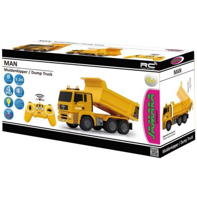 Самоскид на радіокеруванні MAN 1:20 2,4GHz, жовтий Jamara 405002