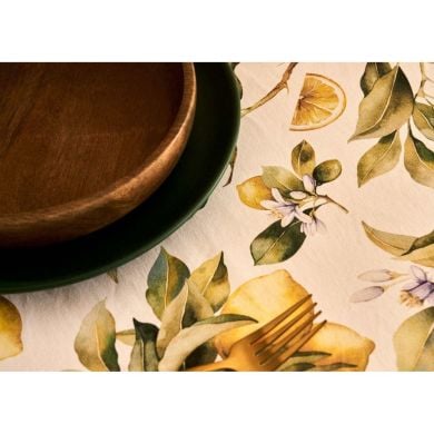 Скатерть LIMONAIA, 170*270 см. Biancoperla