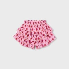 Юбка-шорты с принтом и рюшами для девочек Mayoral 92 Розовый 3909
