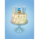 Праздничная свеча-номер Talking Tables цифра «5» голубая 1 шт BDAY-CANDLE-BLU-5