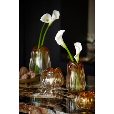 Ваза &Oslash;24,5x22 см MURELA янтарное стекло Light&Living 5810290